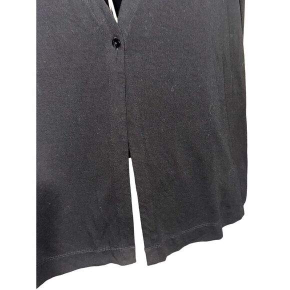 Beautiful black lightweight J Jill Wearever collection blouse womens size Large - Picture 2 of 6